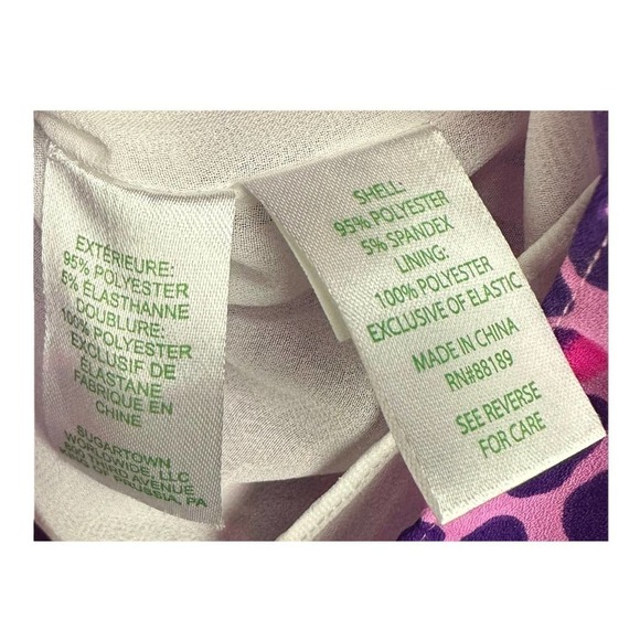 NWOT Lilly Pulitzer Cristiana Stretch Dress Leopard Print in Pink/Purple - Picture 6 of 7